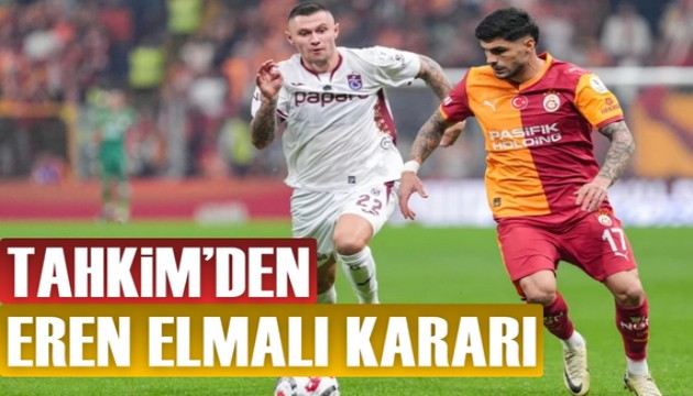 Tahkim Kurulu'ndan Eren Elmalı için son karar