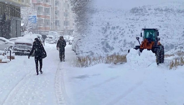 Batman'da köy yolları kardan kapandı, uçuşlar iptal edildi!