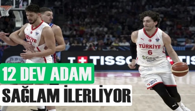 12 Dev Adam EuroBasket'te dolu dizgin