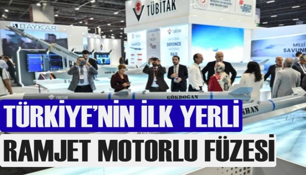 Türkiye'nin ilk yerli ramjet motorlu füzesi 'GÖKHAN'