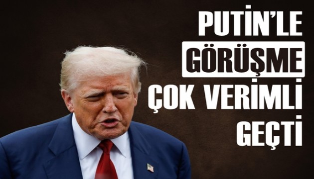Trump: Putin'le görüşme çok verimli geçti
