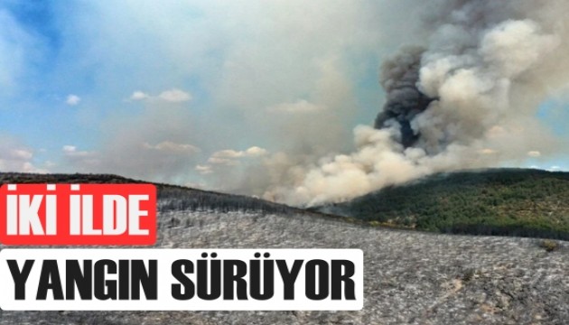 Karabük ve Kastamonu'da yangınlar sürüyor
