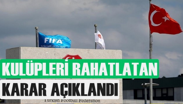 Kulüpler o dertten kurtuldu