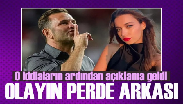 Afra Saraçoğlu'nun adı Okan Buruk'la anılıyor...  O iddialara açıklama geldi