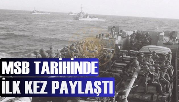 MSB, Kıbrıs Barış Harekatı'nda çekilen bazı fotoğrafları ilk kez yayımladı