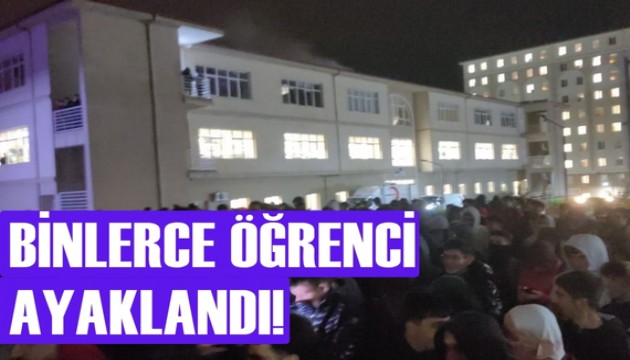 KYK yurdunda su krizi: Binlerce öğrenci ayaklandı