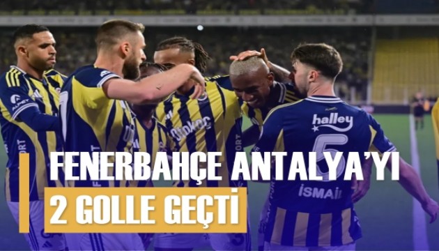 Kadıköy'de zafer: Fenerbahçe evinde kazandı