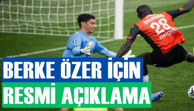 Berke Özer için resmi açıklama geldi