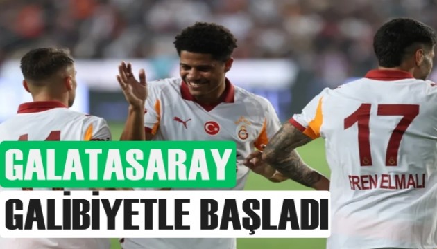 Galatasaray sezona galibiyetle başladı