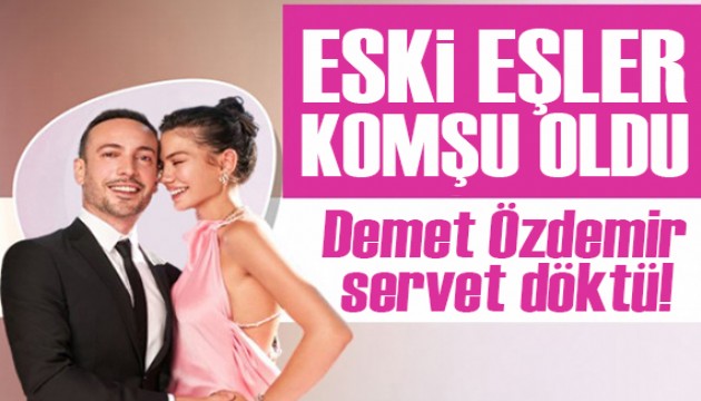 Demet Özdemir ve Oğuzhan Koç Alaçatı'da komşu oldular