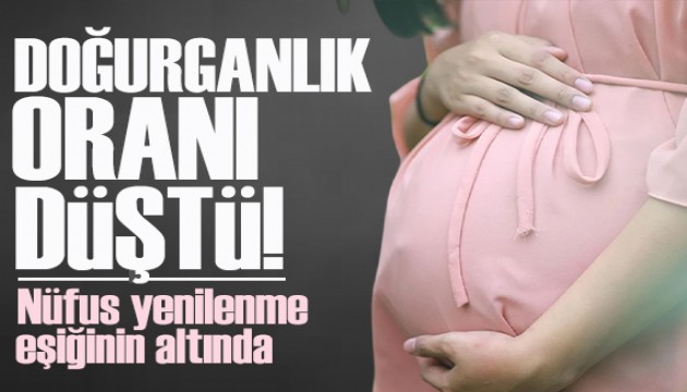 Doğurganlık oranı düştü! Türkiye nüfusunu yenileyemiyor