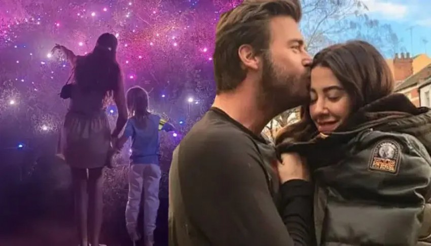 Başak Dizer ve Kurt Efe'nin ışıklar arasındaki keyifli anları