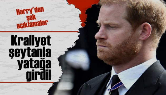 Harry'den şok açıklamalar: Kraliyet şeytanla yatağa girdi!