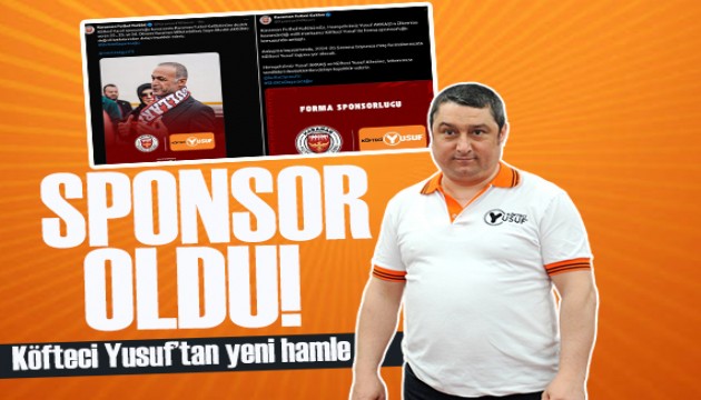 Köfteci Yusuf'tan sürpriz hamle! Futbol kulübüne sponsor oldu