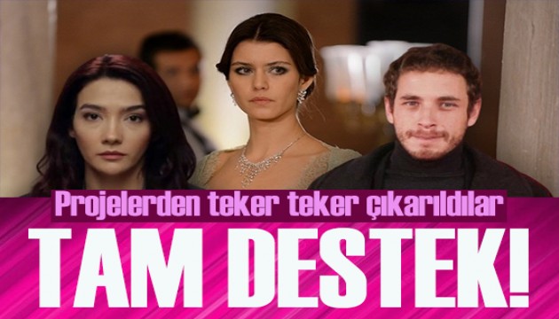 Beren Saat'ten oyuncu arkadaşlarına destek!