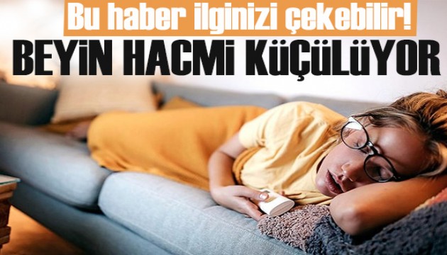 Televizyon karşısında uzun zaman geçirmek beyin hacmini küçültüyor