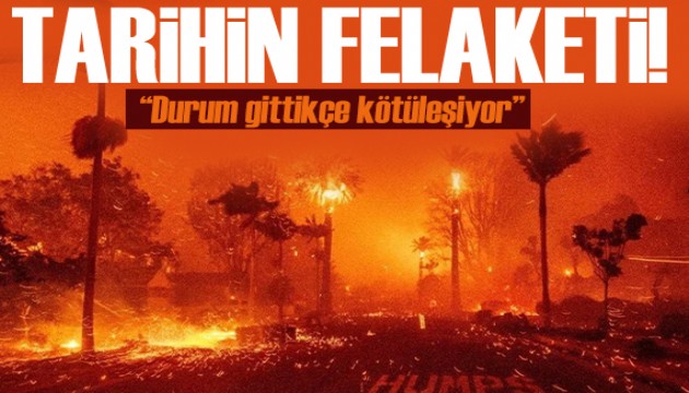 ABD'nin tarihinin en büyük yangını: