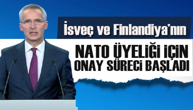 Stoltenberg: Finlandiya ve İsveç için iyi bir  karar!