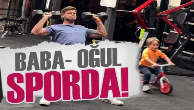 Kıvanç Tatlıtuğ ve oğlu Kurt Efe sosyal medyada gündem oldu!