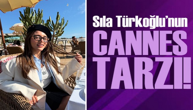 Sıla Türkoğlu da Cannes'a gitti! Pozlarına beğeni yağdı
