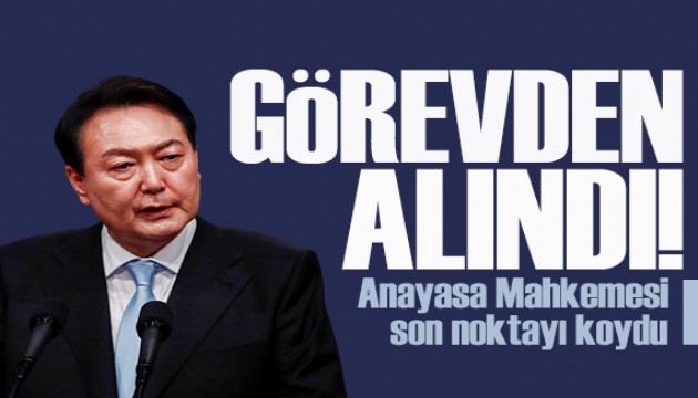 Güney Kore Devlet Başkanı Yoon görevden alındı