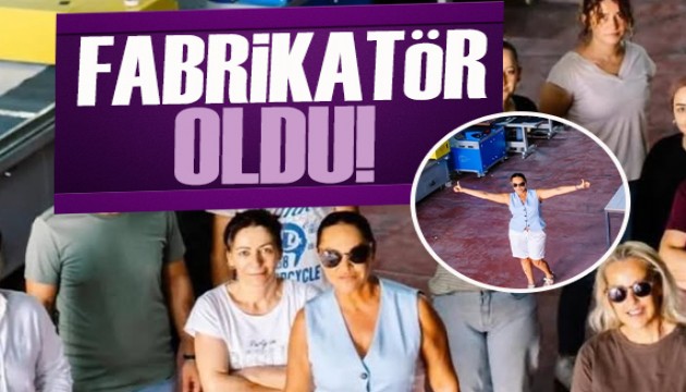 Avşar kızı fabrikatör oldu! Çalışanlarıyla poz verdi