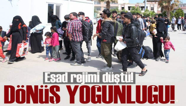 Suriyeliler, Cilvegözü Gümrük Kapısı'ndan ülkelerine dönüyor