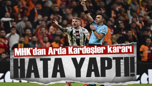 MHK'dan Arda Kardeşler kararı