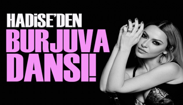 Hadise sahne öncesi ayna karşısında kendinden geçti! Burjuva dansı