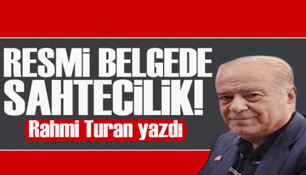 Rahmi Turan yazdı: “Çamur at, izi kalsın taktiği!”