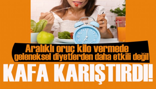 Çarpıcı araştırma: Aralıklı oruç, kilo vermede geleneksel diyetlerden daha etkili değil