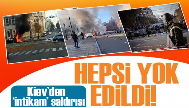 Kiev'den intikam! Hepsi yok edildi