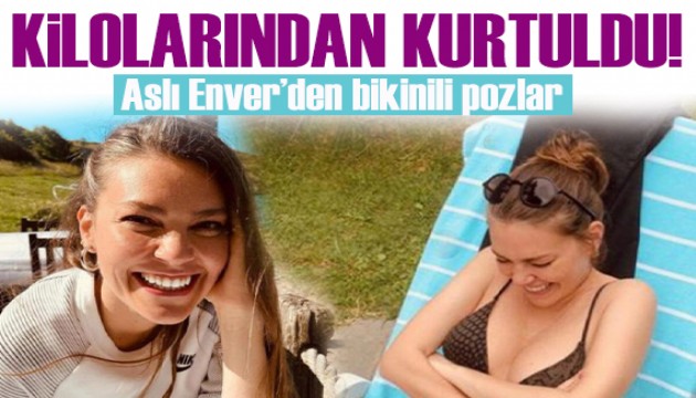 Aslı Enver'den bikinili pozlar geldi!