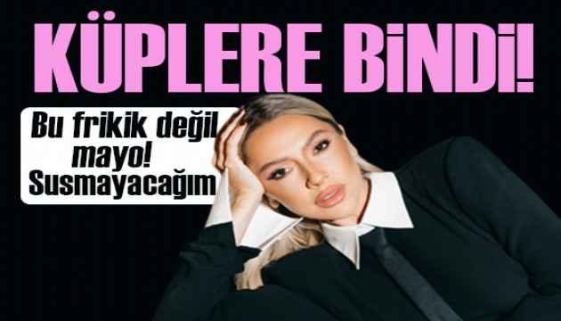 Hadise, Kıbrıs'ta sahnede kameramana tepki gösterdi: Bu frikik değil mayo!