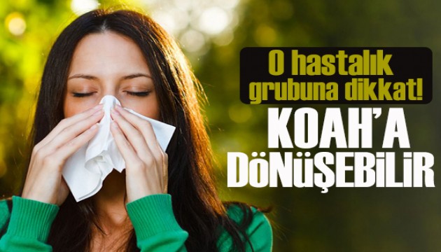Uzmanı uyardı: Saman nezlesi ciddiye alınmazsa KOAH'a dönüşebilir