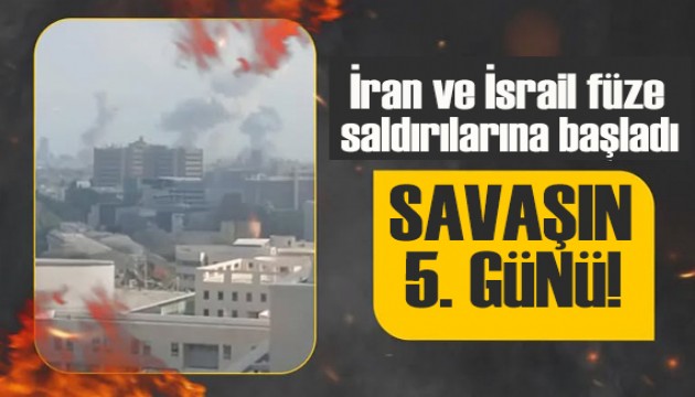 Savaşın 5. günü: İran ve İsrail füze saldırılarına başladı