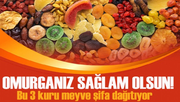 Çarpıcı araştırma: Bu 3 kuru meyveyi gece yiyin, hasarlı omurga 1,5 ayda iyileşiyor!