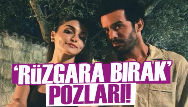 Hande Erçel'den 'Rüzgara Bırak' pozları