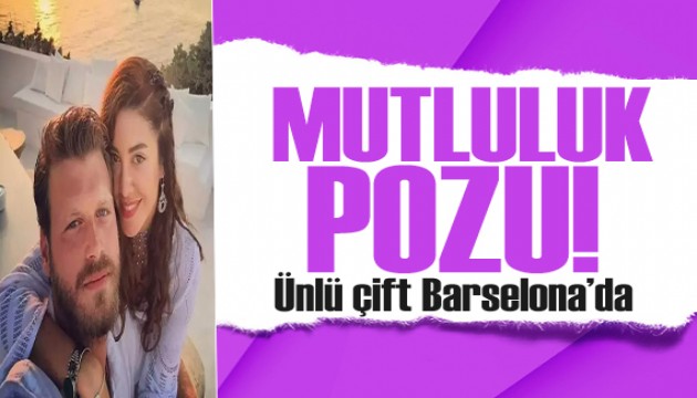 Kıvanç Tatlıtuğ ile Başak Dizer'den mutluluk pozu