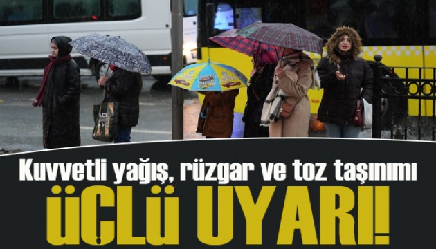 Meteoroloji açıkladı: Kuvvetli rüzgar, toz taşınımı ve çığ tehlikesine dikkat
