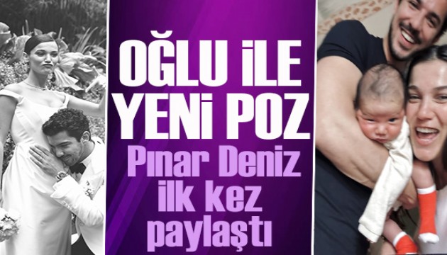 Pınar Deniz, minik oğlu Fikret Hakan'la baş başa pozunu paylaştı!
