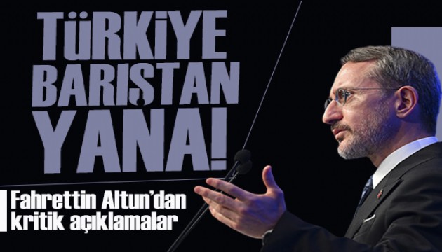 İletişim Başkanı Altun: Suriye'den yükselen umut bölgemiz için büyük bir fırsattır