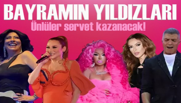 Bayramın yıldızları Kıbrıs ve Antalya'da sahne alacak!