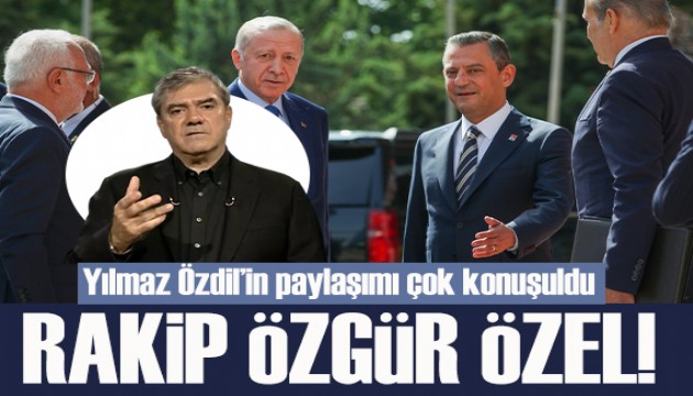 Yılmaz Özdil, Erdoğan'ın kendisine 'rakip' olarak hazırladığı ismi söyledi