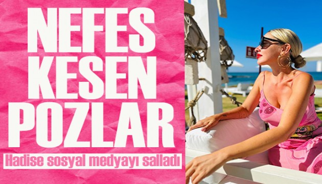 Hadise Maldivler'de nefes kesen tatil pozlarıyla sosyal medyayı salladı!