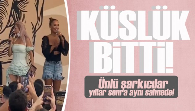 Küslük bitti! Demet Akalın ve Hande Yener yıllar sonra aynı sahnede!