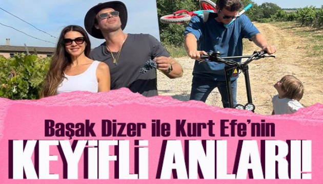 Başak Dizer ile oğlu Kurt Efe'nin keyifli anları!