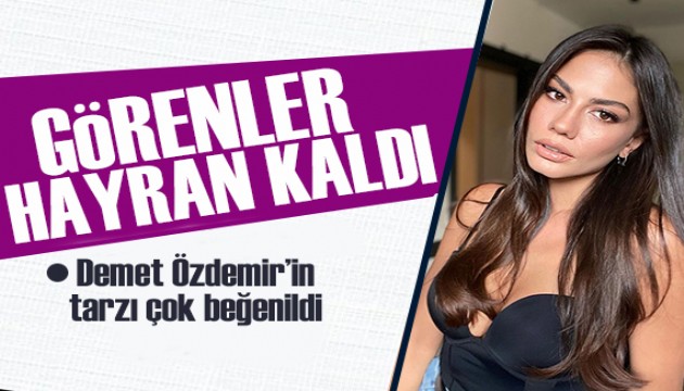 Demet Özdemir'in davet tarzı çok beğenildi!