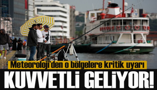 Kuvvetli yağmur geliyor! Meteoroloji o illeri uyardı