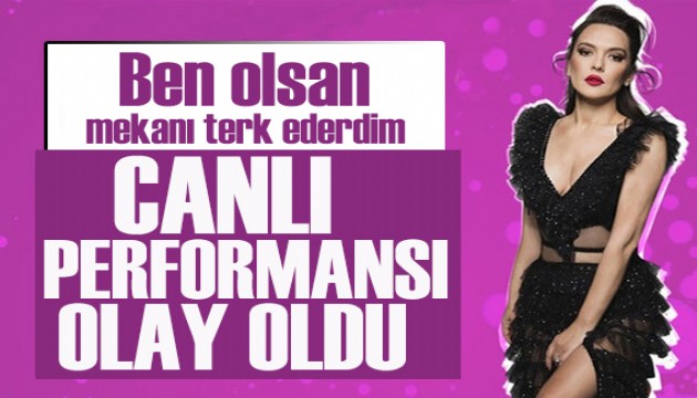 Demet Akalın'ın canlı performansı olay oldu!